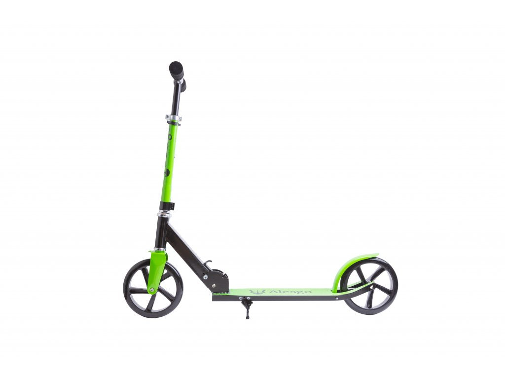 Folding Adult Kick Scooter Halifax – Alesgo Galaxic BWS-200 Green & Red