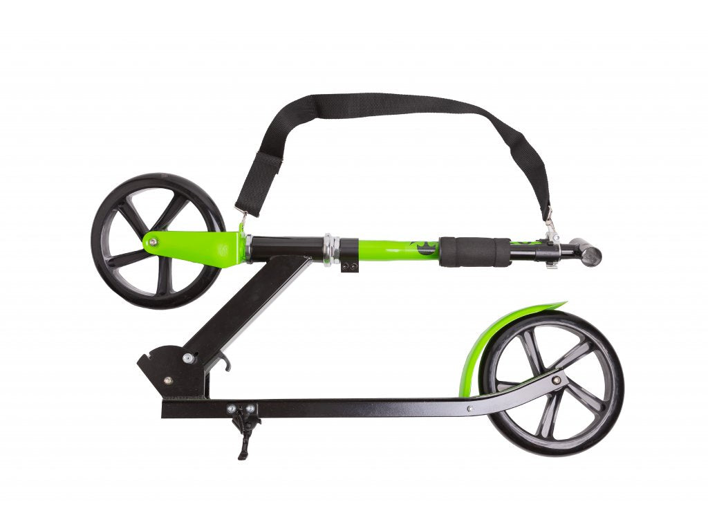 Folding Adult Kick Scooter Halifax – Alesgo Galaxic BWS-200 Green & Red