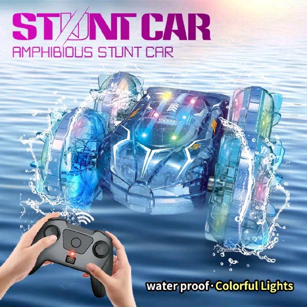 Waterproof RC Stunt Car with Lights – Double-Sided 2.4G Remote Control Near Halifax
