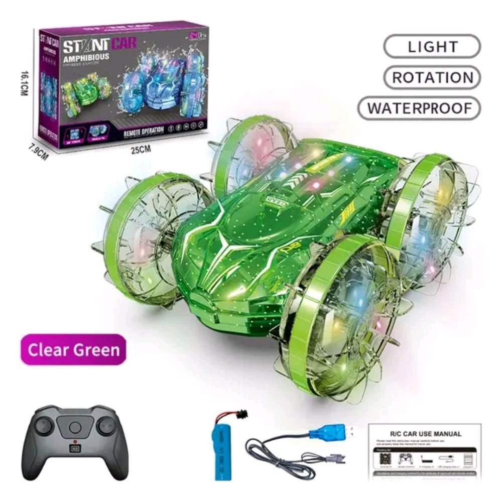 Waterproof RC Stunt Car with Lights – Double-Sided 2.4G Remote Control Near Halifax