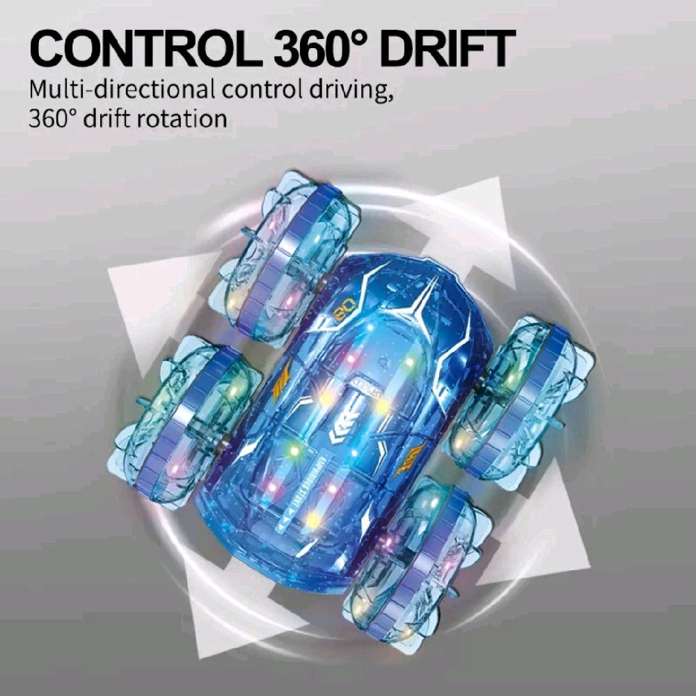 Waterproof RC Stunt Car with Lights – Double-Sided 2.4G Remote Control Near Halifax