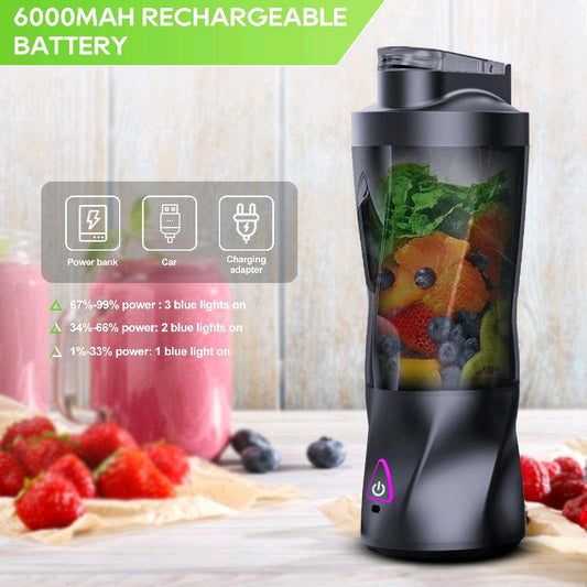 Rechargeable Portable Blender – 24oz BPA-Free Juicer Cup with 6 Blades | Buy in Halifax or Near You